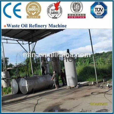 Non-pollution pyrolysis waste oil refinery with strong dust remove system 3