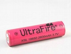 UltraFire 3 7V 2600mAh 18650 XSL Protected Rechargeable Li ion Battery