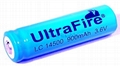 UltraFire 14500 AA sized 3.6V Li-Ion