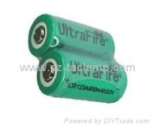 Ultrafire ICR123A 3.0v 800mah li-ion rechargerable battery 3