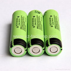 2pcs Panasonic 18650 NCR18650B 3400mAh Rechargeable battery 