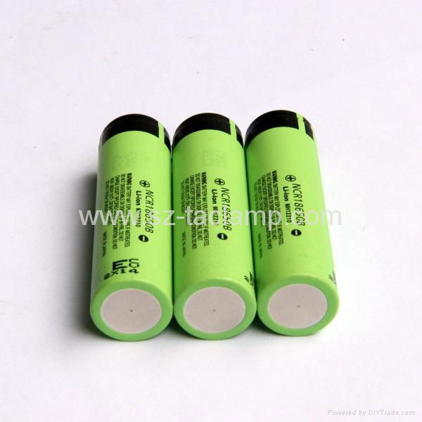 2pcs Panasonic 18650 NCR18650B 3400mAh Rechargeable battery  2