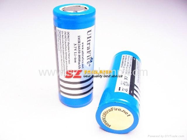 UltraFire IMR 26650 4000mAh 3.7V Li-ion Battery with PCB