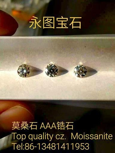 cubic zirconia and moissanite gems