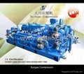 syngas and loop gas compressor for energy saving project