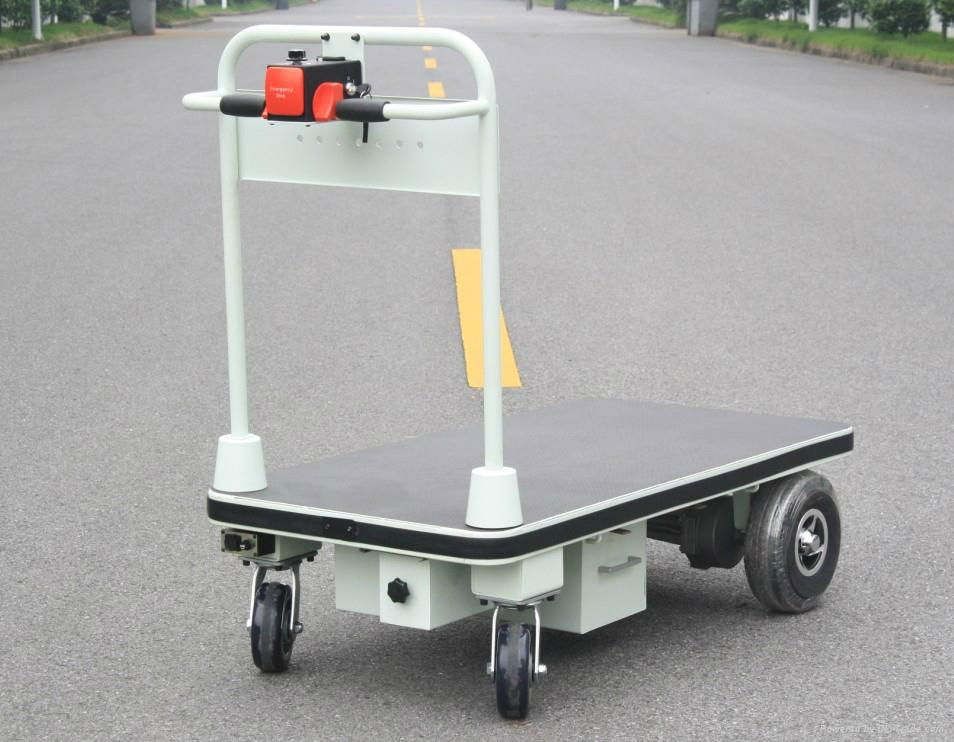 Electric Platform Trolley with Big Wheels (HG-1030) 2