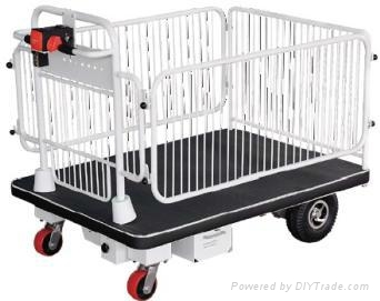 Electric Platform Trolley with Fence (HG-1100)