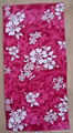 100% Cotton Full Reactive Velour Printed Beach Towel