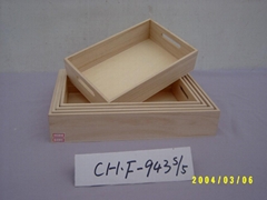 paulownia wood tray