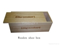 wooden shoe box