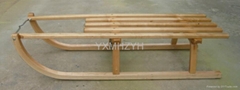 Wooden sledge