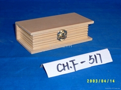 wooden book box