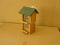 wooden bird feeder