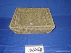 straw basket s/3