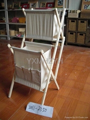 wooden display rack