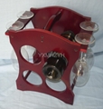 wooden wine frame