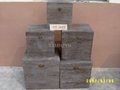 Paulownia wood box with burned