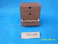 Paulownia wood box with burned 5