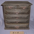 wooden cabinet with burned  2
