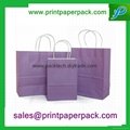 Color Printed Cosmetic Jewelry Fashion Handbag Paper Shopping Gift Bag 2