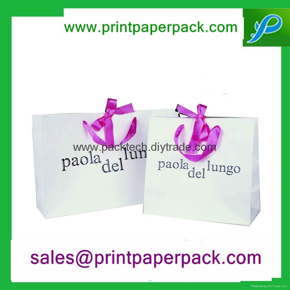 Color Printed Cosmetic Jewelry Fashion Handbag Paper Shopping Gift Bag 4