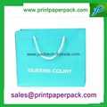 Luxury Paper Bags with Full Color Printing for Shopping