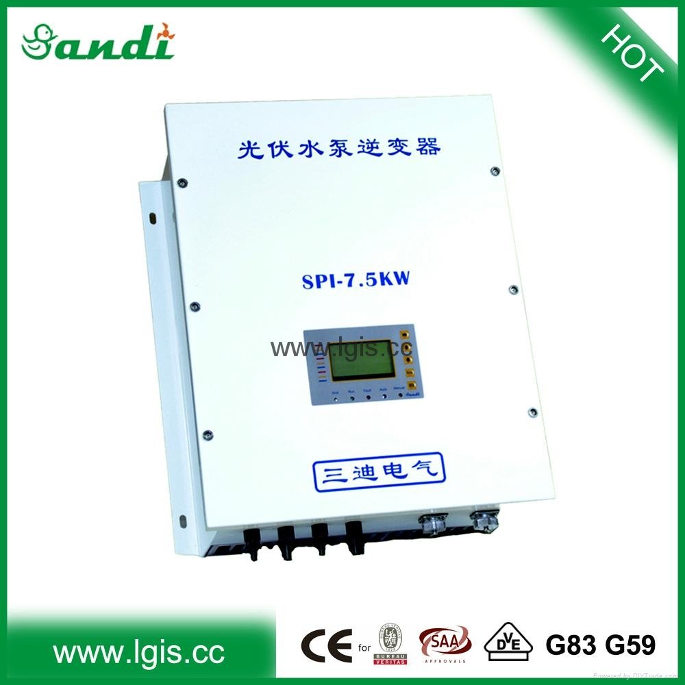 MPPT Three phase ac drive solar pump inverter for agriculture irrigation system