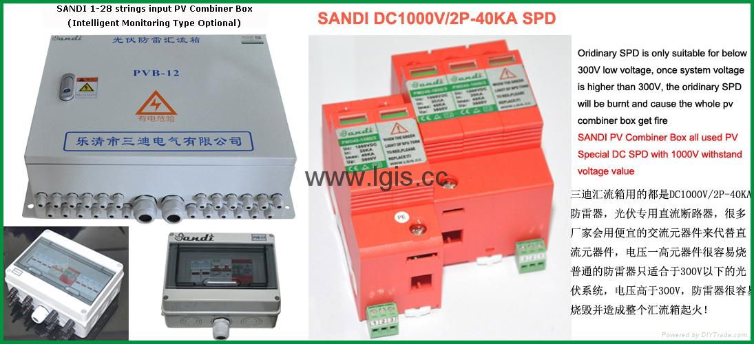 Solar PV DC junction boxes