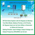 home off grid solar panel kit with inverter controller panels and batteries