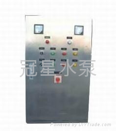 電動控制櫃 變頻控制櫃 冠星牌控制櫃  東莞水泵廠控制櫃