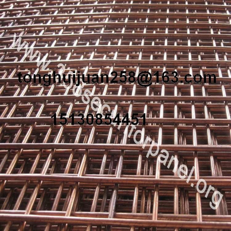 brass welded wire mesh panels