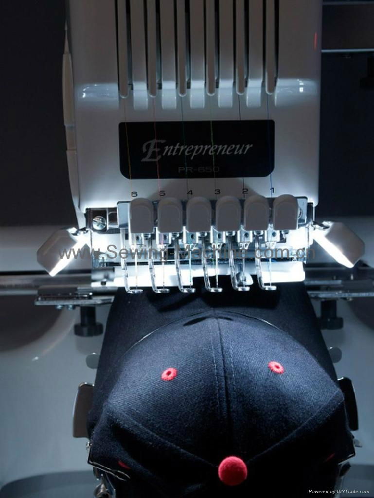 PR-655e Single-head, 6-needle Table Embroidery Machine 3