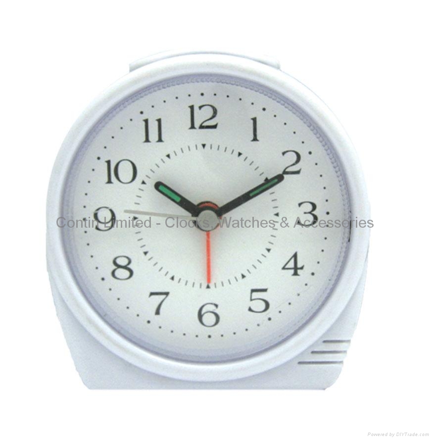 Plastic Alarm Clock CT 4138 (Hong Kong Manufacturer) Clocks Watches