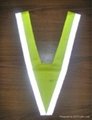 CE EN 1150 Fluorescent green safety wear for children 2