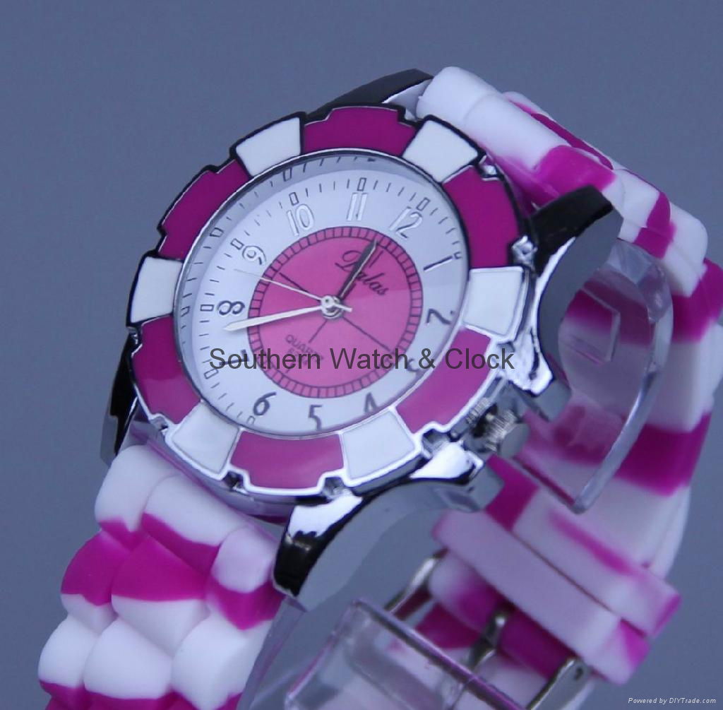 silicone fashion watch SNT-R6294 10 colors available 2
