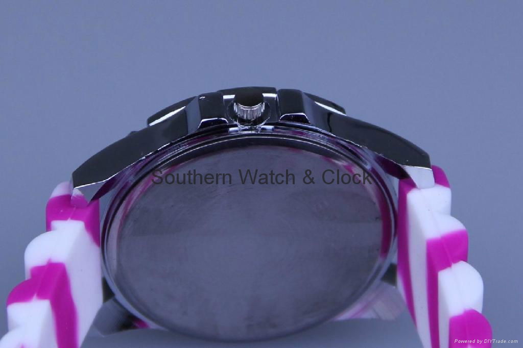 silicone fashion watch SNT-R6294 10 colors available 3
