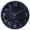 plastic art wall clock  SNT-CL042 4