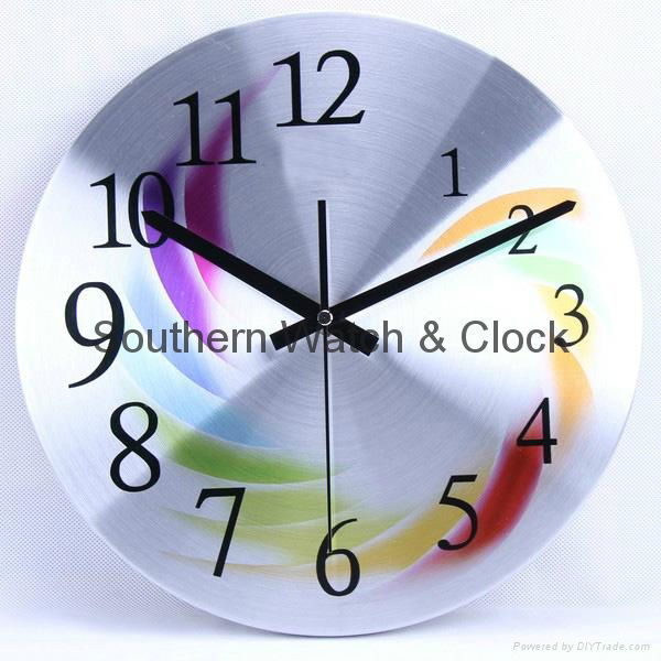 plastic art wall clock  SNT-CL042 5