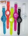 Silicone watch quartz watch with various colors 1