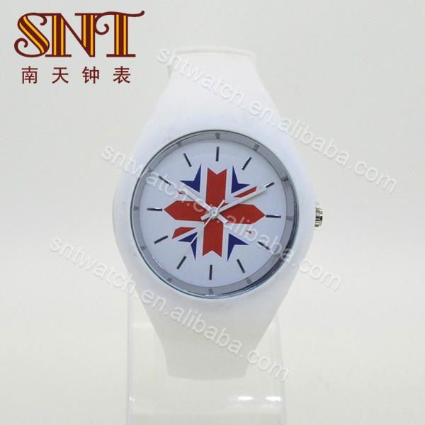 Silicone watch quartz watch with slilicone band 5