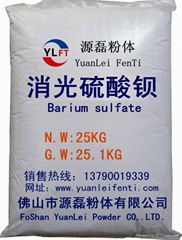 extinction Barium sulfate