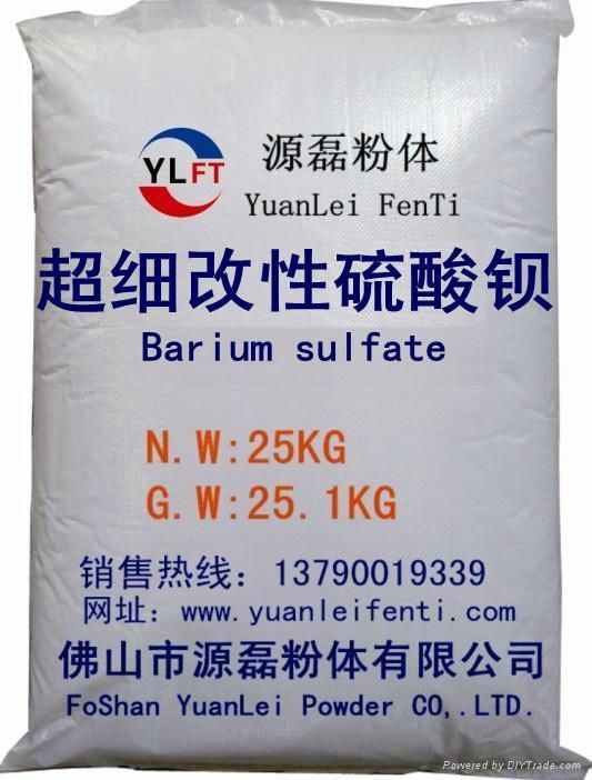 Modified barium sulfate