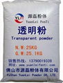 Transparent powder