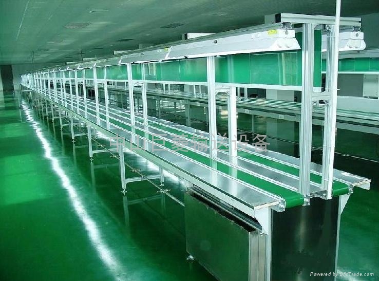 铝型材双边长条工作台皮带流水线 3