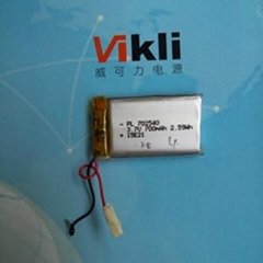 3.7V lithium ion polymer battery 702540-700mah