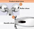 3D Roller Face Massager, Facial Care Massager Roller Firming Beauty Massage Body