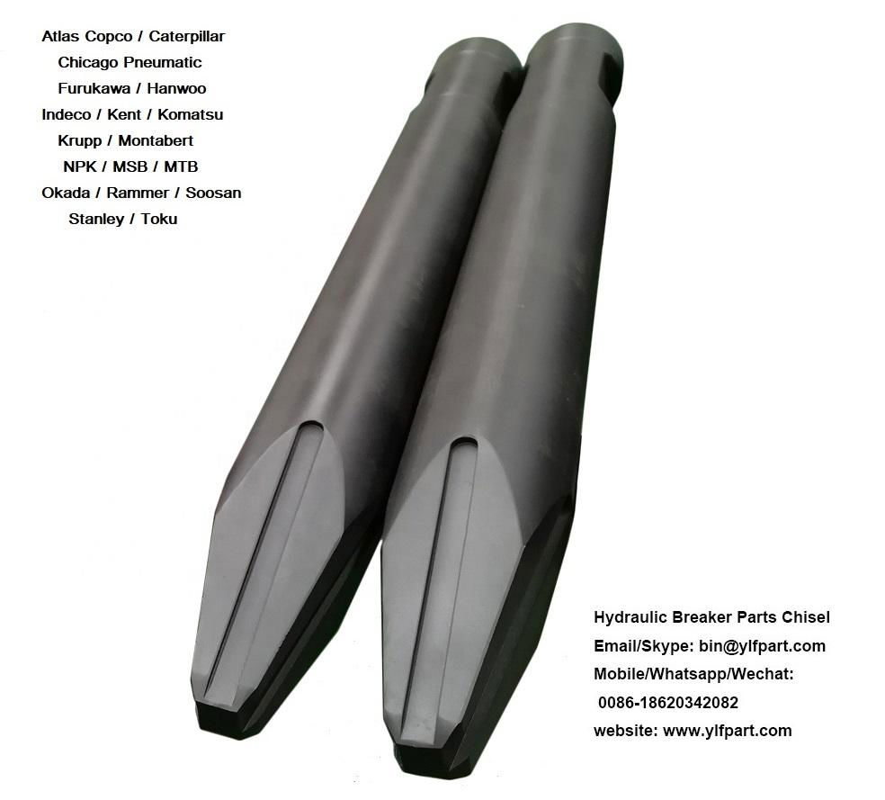 Hydraulic rock hammer chisel bit tool NPK MS20G MS700H RHB322 BR4510