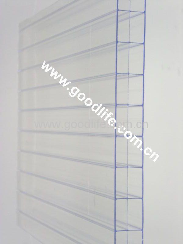 Polycarbonate Triple-wall sheet (Clear color)