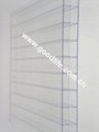 Polycarbonate Triple-wall sheet (Clear color) 1