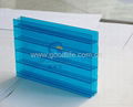 Polycarbonate Lake-blue Triple wall